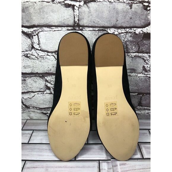 J. Crew Black Suede Leather Slip On Casual Loafers Women Sz 8.5M US/39EU - Picture 15 of 16